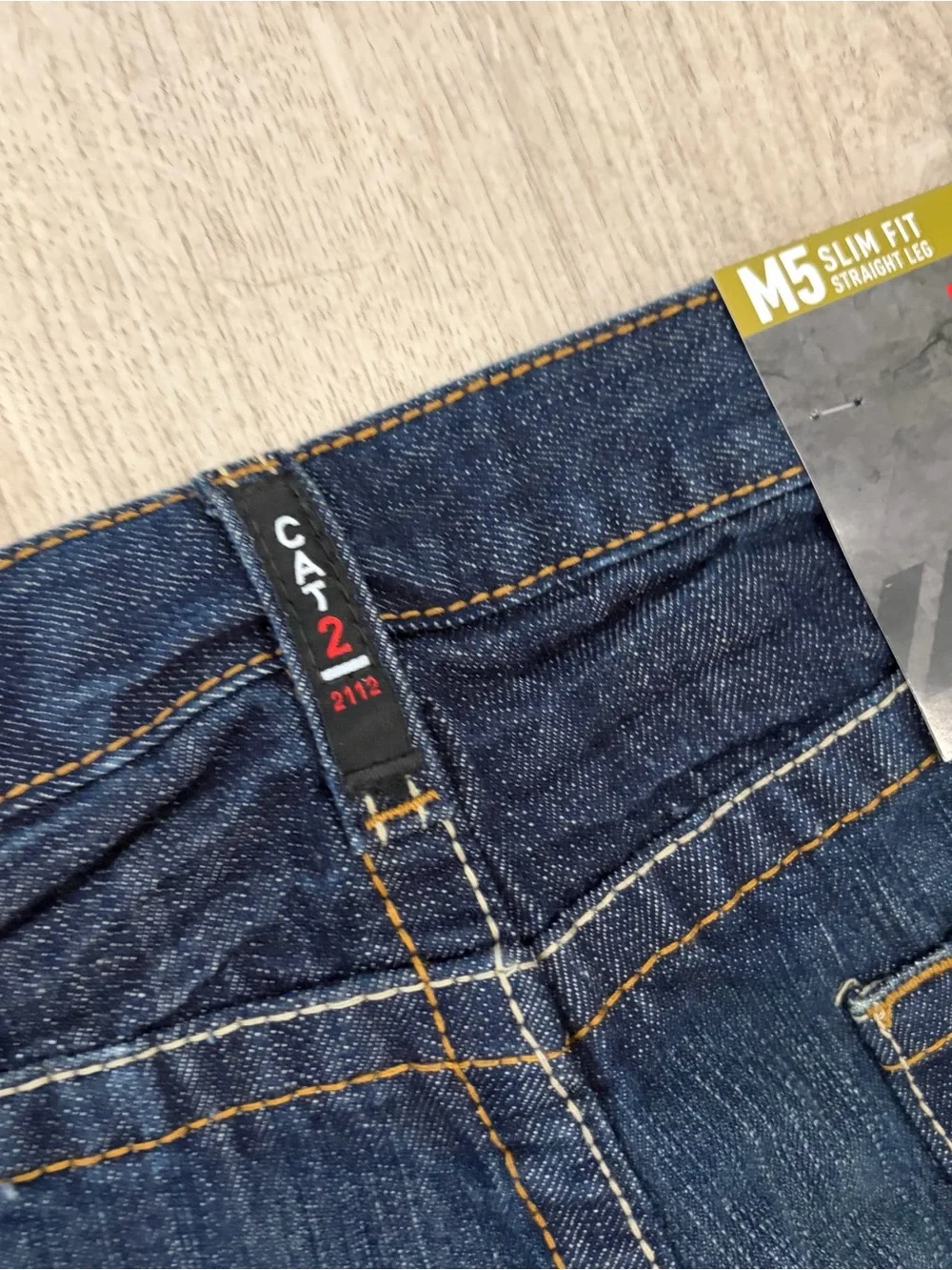 Ariat FR M5 Slim Straight Jeans 38x32 CAT 2 Flame Resistant Work Pants Dark New